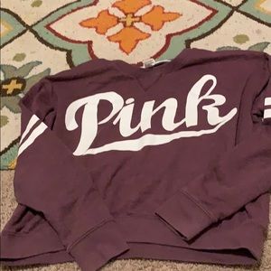 Vs pink pullover sweatshirt